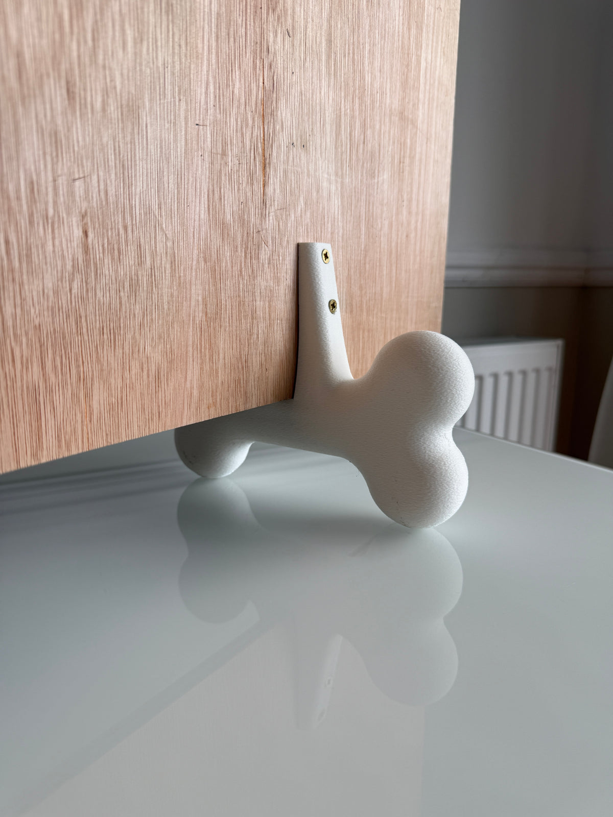 Dog Bone Puppy Guard Stands — Pair with Screws