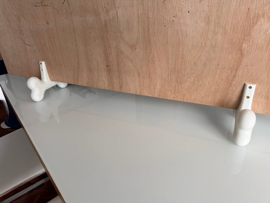 Dog Bone Puppy Guard Stands — Pair with Screws