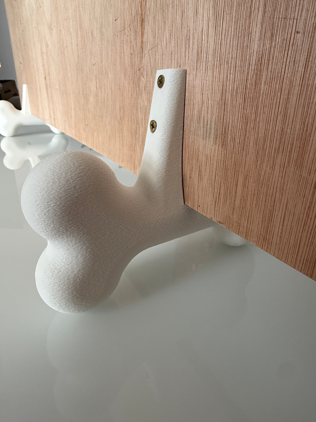 Dog Bone Puppy Guard Stands — Pair with Screws